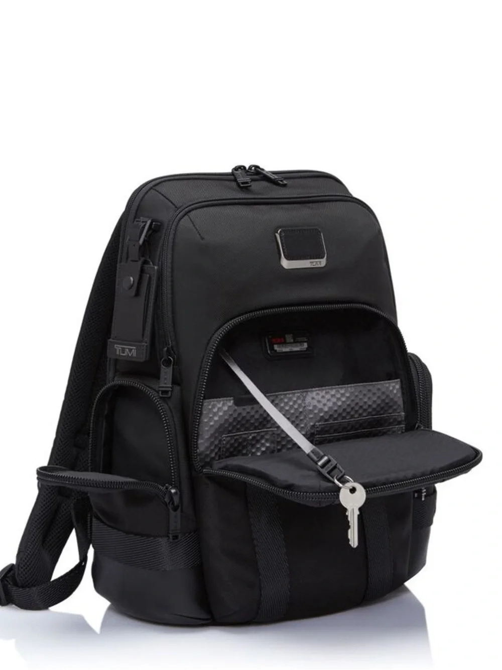E1 TUMI Alpha Bravo Black Leather 